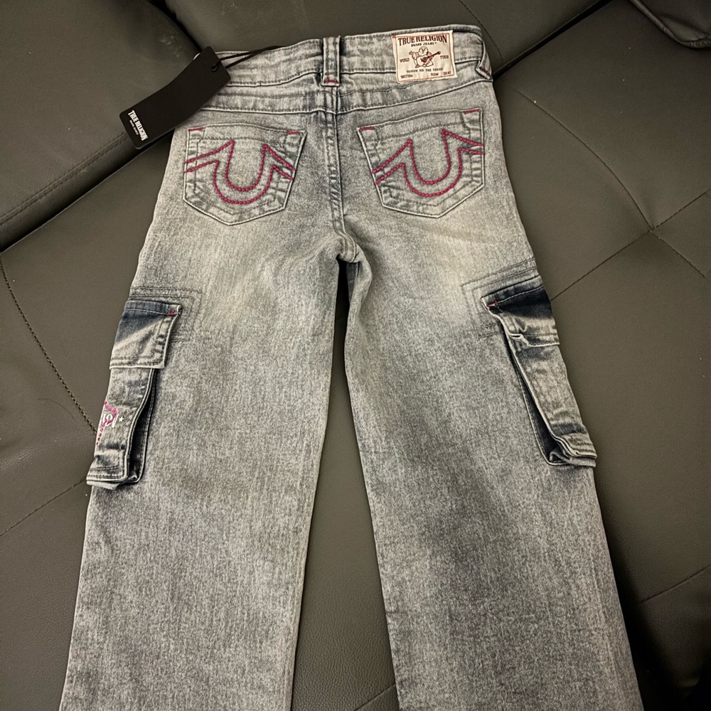 True Religion girl, kid flare, jeans, open, boot cut jeans